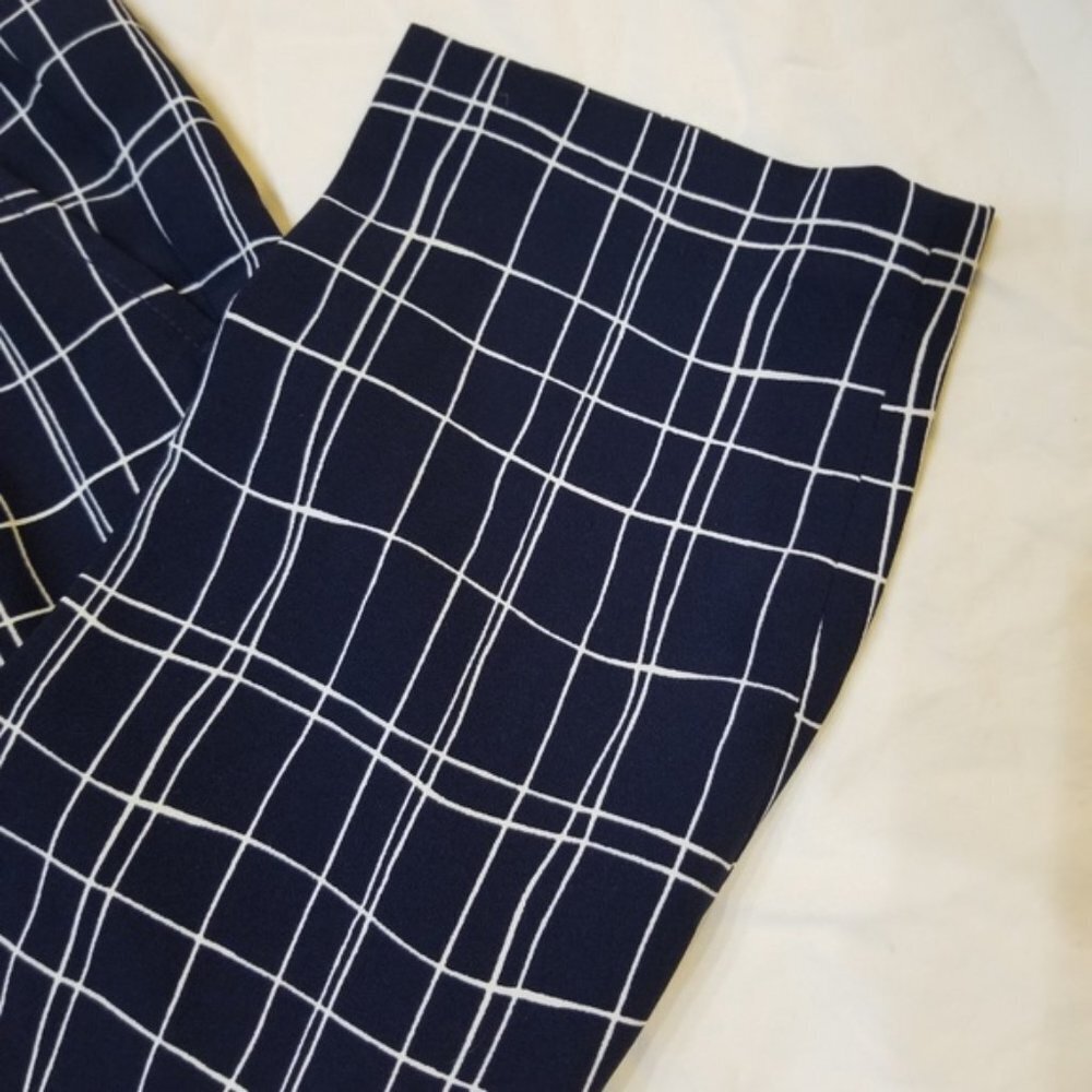 Nautica checkered dress pants in navy and white size M (31) - Picture 4 of 8